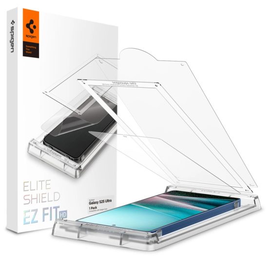 Samsung Galaxy S25 Ultra Kijelzővédő Fólia - Spigen EliteShield EZ Fit