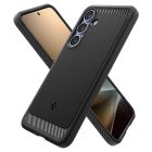 Samsung Galaxy S25 Plus Tok - Spigen Rugged Armor MagFit + Qi2 - Fekete