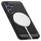 Samsung Galaxy S25 Plus Tok - Spigen Rugged Armor MagFit + Qi2 - Fekete