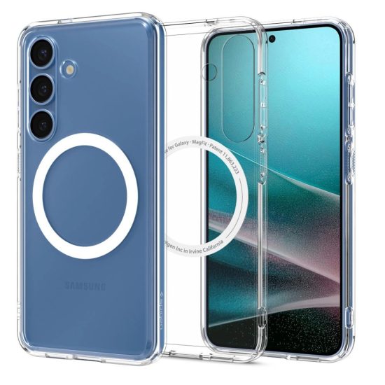 Samsung Galaxy S25+ Plus Tok - Spigen Ultra Hybrid MagFit + Qi2 - Átlátszó
