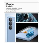 Samsung Galaxy S25+ Plus Lencsevédő - Spigen Glas.tR EZ Fit Optik Pro x 2 db - Fekete