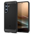 Samsung Galaxy S25 Tok - Spigen Rugged Armor MagFit + Qi2 - Fekete