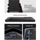 Samsung Galaxy S25 Tok - Spigen Rugged Armor MagFit + Qi2 - Fekete