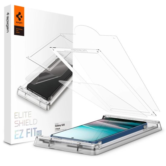 Samsung Galaxy S25 Kijelzővédő Fólia - Spigen EliteShield EZ Fit