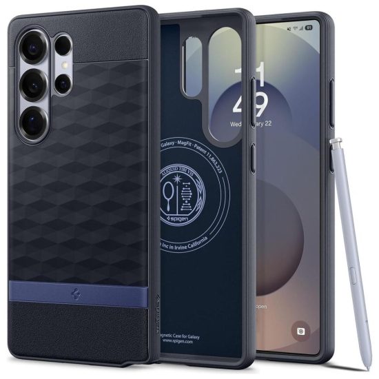 Samsung Galaxy S25 Ultra Tok - Spigen Caseology Parallax MagFit - Navy Violet