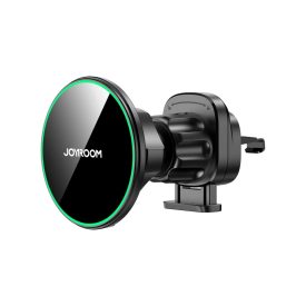 Joyroom JR-ZS412 Autós Tartó + Qi2 15W Mágneses Töltő - Szellőzőrácsba - Fekete   Joyroom JR-ZS412 Autós Tartó + Qi2 15W Mágneses Töltő - Szellőzőrácsba - Fekete