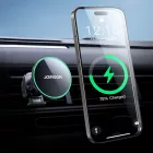 Joyroom JR-ZS412 Autós Tartó + Qi2 15W Mágneses Töltő - Szellőzőrácsba - Fekete