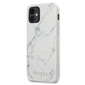 iPhone 12 mini Tok - Guess Marble - Fehér iPhone 12 mini Tok - Guess Marble - Fehér