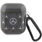 AirPods 1 / 2 Tok - Mercedes Large Star Pattern - Fekete