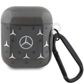 AirPods 1 / 2 Tok - Mercedes Large Star Pattern - Fekete AirPods 1 / 2 Tok - Mercedes Large Star Pattern - Fekete