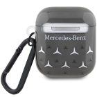 AirPods 1 / 2 Tok - Mercedes Large Star Pattern - Fekete