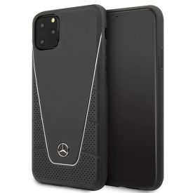 iPhone 11 Pro Max Tok - Mercedes Pattern Line - Fekete iPhone 11 Pro Max Tok - Mercedes Pattern Line - Fekete