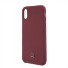 iPhone X/XS Tok - Mercedes Silicone Line - Piros