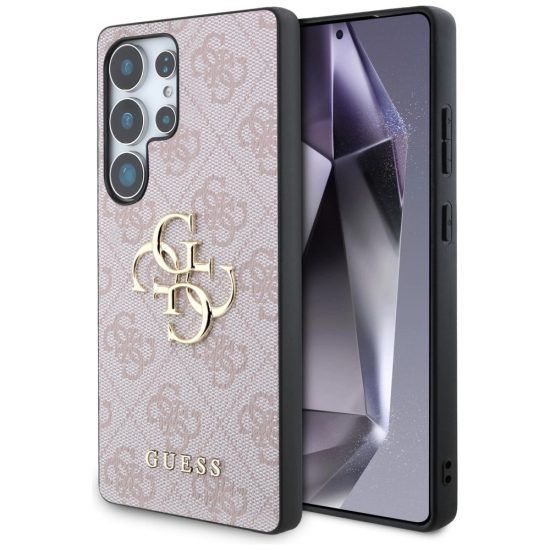 Samsung Galaxy S25 Ultra Tok - Guess Big 4G Logo Classic Logo - Pink