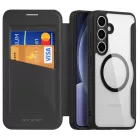 Samsung Galaxy S25+ Plus Tok - Dux Ducis Skin X Pro + MagSafe - Fekete