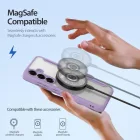 Samsung Galaxy S25+ Plus Tok - Dux Ducis Skin X Pro + MagSafe - Fekete