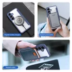 Samsung Galaxy S25+ Plus Tok - Dux Ducis Skin X Pro + MagSafe - Fekete