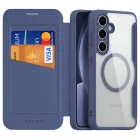 Samsung Galaxy S25+ Plus Tok - Dux Ducis Skin X Pro + MagSafe - Kék