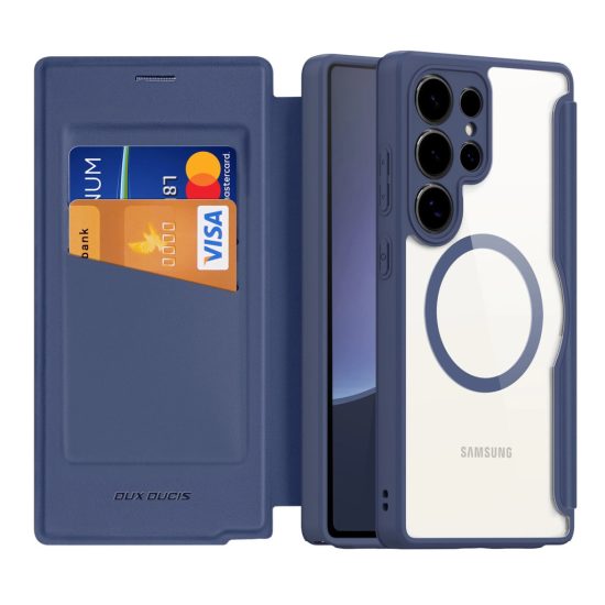 Samsung Galaxy S25 Ultra Tok - Dux Ducis Skin X Pro + MagSafe - Kék