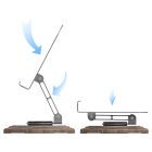 Dudao F17M 360° Fém Telefontartó Állvány - Szürke