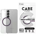 Samsung Galaxy S25 Tok - CARE by PanzerGlass Flagship Urban Combat Purple QI - Átlátszó