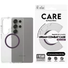 Samsung Galaxy S25 Ultra Tok - CARE by PanzerGlass Flagship Urban Combat Purple QI - Átlátszó