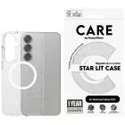Samsung Galaxy S25+ Plus Tok - CARE by PanzerGlass Flagship Urban Combat StarLight White QI  - Átlátszó-Csillogó