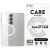 Samsung Galaxy S25+ Plus Tok - CARE by PanzerGlass Flagship Urban Combat StarLight White QI  - Átlátszó-Csillogó