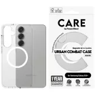 Samsung Galaxy S25+ Plus Tok - CARE by PanzerGlass Flagship Urban Combat White Qi - Átlátszó