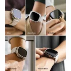 Apple Watch Ultra 1/2 (49mm) Tok - Ringke Slim x 2 db - Átlátszó & Fekete