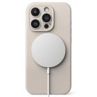 iPhone 15 Pro Tok - Ringke Silicone Magnetic - Bézs