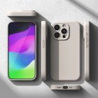 iPhone 15 Pro Tok - Ringke Silicone Magnetic - Bézs