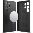 Samsung Galaxy S24 Ultra Tok - Ringke Silicone Magnetic - Fekete