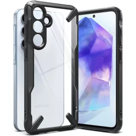 Samsung Galaxy A55 5G Tok - Ringke Fusion X - Fekete