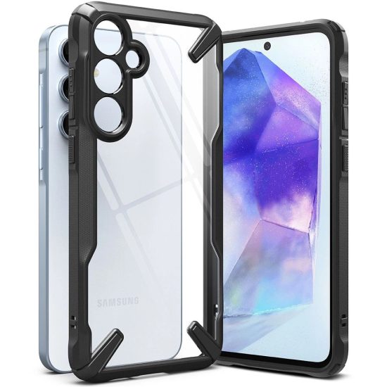 Samsung Galaxy A55 5G Tok - Ringke Fusion X - Fekete