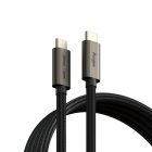 Ringke USB-C - USB-C 3.2 Kábel - 2m 240W - Fekete