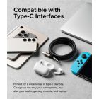 Ringke USB-C - USB-C 3.2 Kábel - 2m 240W - Fekete