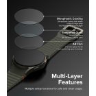 Samsung Galaxy Watch 7 (44mm) Tok és Kijelzővédő - Ringke Slim & Tempered Glass - Fekete