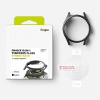 Samsung Galaxy Watch 7 (44mm) Tok és Kijelzővédő - Ringke Slim & Tempered Glass - Fekete