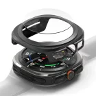 Samsung Galaxy Watch Ultra (47mm) Tok és Kijelzővédő - Ringke Slim & Tempered Glass - Fekete