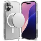 iPhone 16 Tok - Ringke Fusion Magnetic - Matt Átlátszó