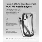 iPhone 16 Tok - Ringke Fusion X - Fekete