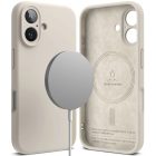 iPhone 16 Tok - Ringke Silicone Magnetic - Bézs