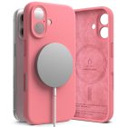 iPhone 16 Tok - Ringke Silicone Magnetic - Pink