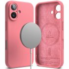 iPhone 16 Tok - Ringke Silicone Magnetic - Pink