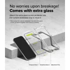 iPhone 16 Pro Kijelzővédő Üvegfólia - Ringke Easy Slide x 2 db
