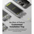 iPhone 16 Pro Kijelzővédő Üvegfólia - Ringke Easy Slide Privacy x 2 db