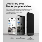 iPhone 16 Pro Kijelzővédő Üvegfólia - Ringke Easy Slide Privacy x 2 db