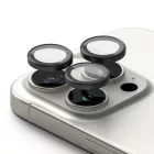 iPhone 16 Pro / 16 Pro Max Lencsevédő - Ringke Camera Lens Frame Glass x 2 db - Fekete