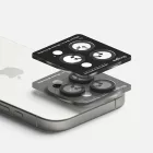 iPhone 16 Pro / 16 Pro Max Lencsevédő - Ringke Camera Lens Frame Glass x 2 db - Fekete